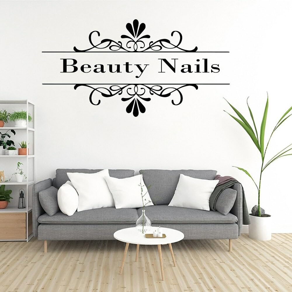 GADGETS WRAP Vinyl Sticker Set - Nail & Beauty Quote Wall Decals for Home & Salon Decor - Perfect for Bedroom, Bathroom, Nail Studio and Office Spaces
