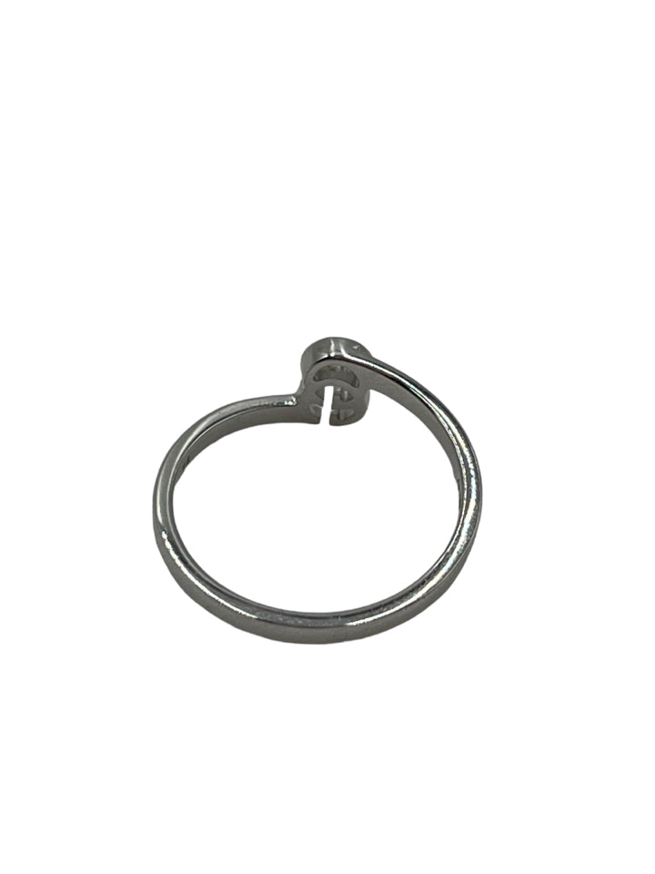 Gucci GG Running Silver Ring for Women - Size 6.5 US, Luxury Fashion Jewelry Gift for Birthday, Anniversary & Special Occasions