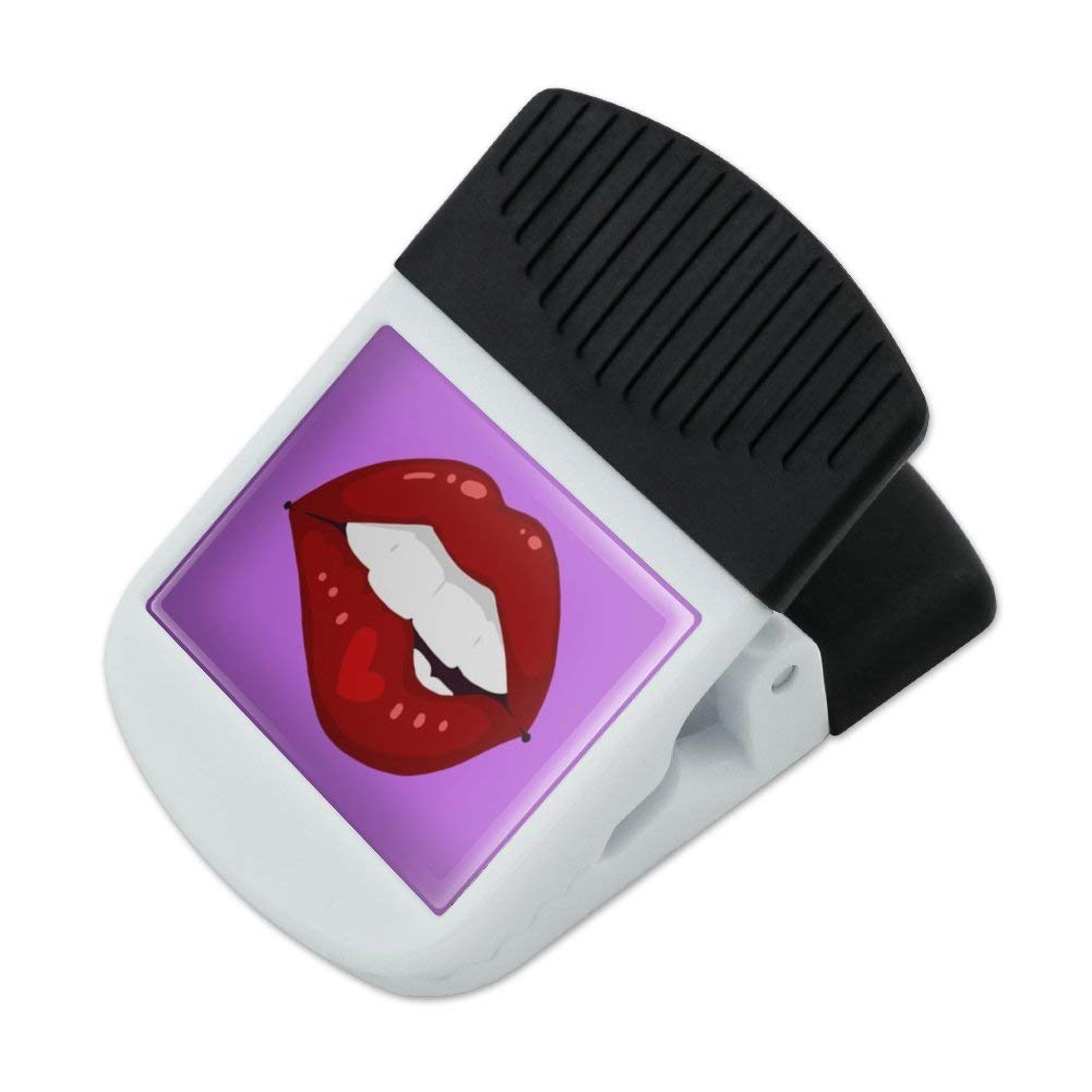 Seductive Luscious Bite Lip-Shaped Refrigerator Magnet - Strong Magnetic Hanging Hook for Notes, Photos & Snack Bags | Perfect for Kitchen Organization, Office Memos & Dorm Room Decor