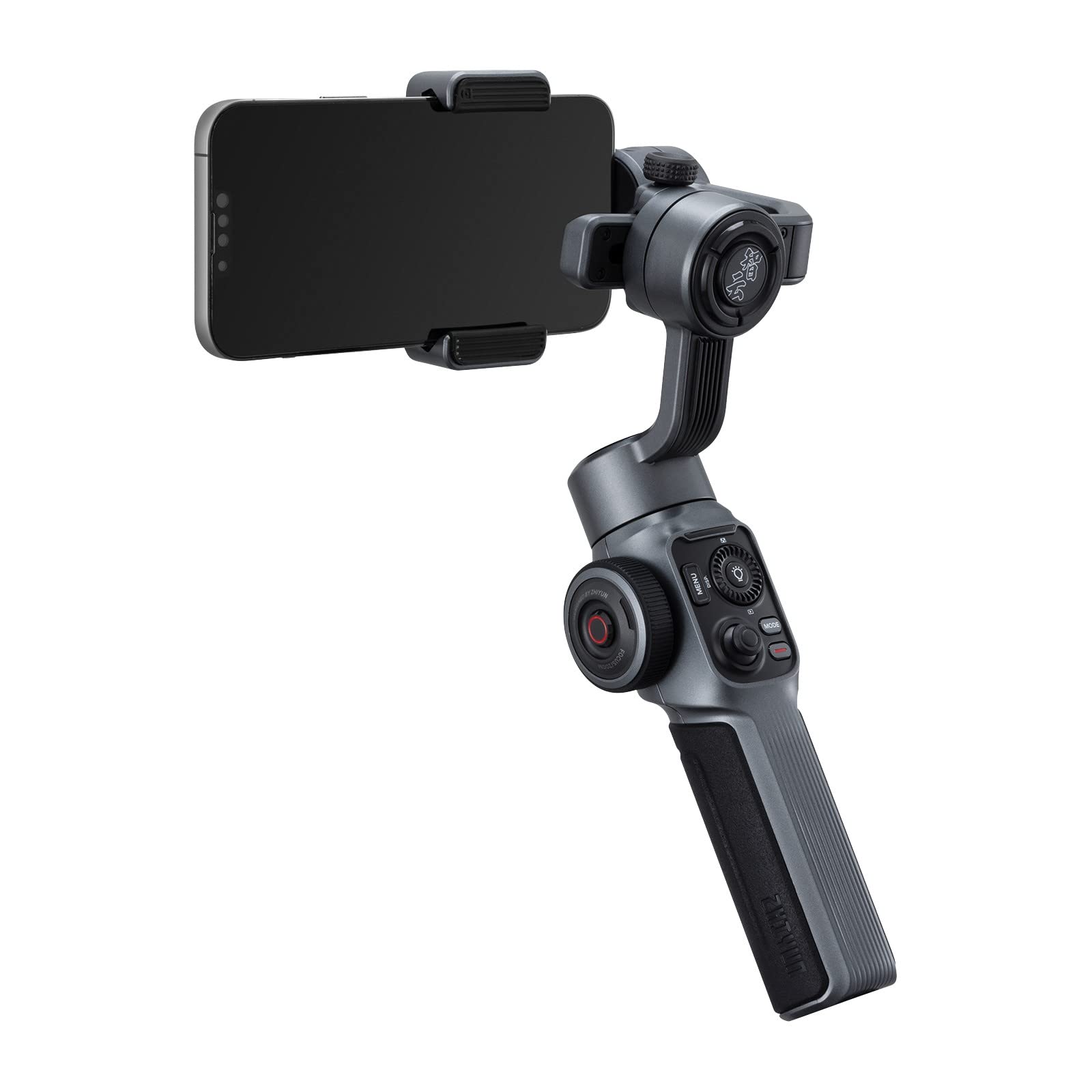 Zhiyun Smooth 5S 3-Axis Smartphone Gimbal Stabilizer - Upgraded Version for iPhone 14/13/12/11 Pro Max/SE2/XS/XR/X/8 Plus & Android Phones - Perfect for Vlogging, YouTube, TikTok & Social Media Content Creation