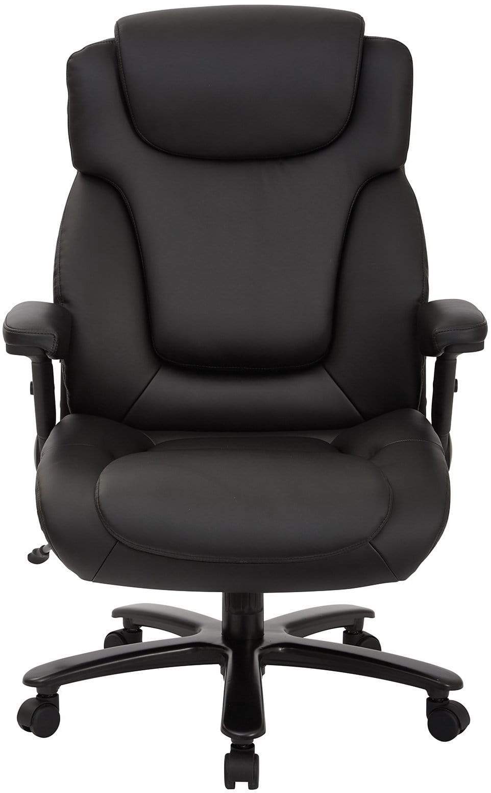 Pro Line II High Back Bonded Leather Big & Tall Executive Office Chair with Lumbar Support - Ergonomic Desk Chair for Home & Business Use [39200] - Perfect for Long Work Hours & Conference Rooms