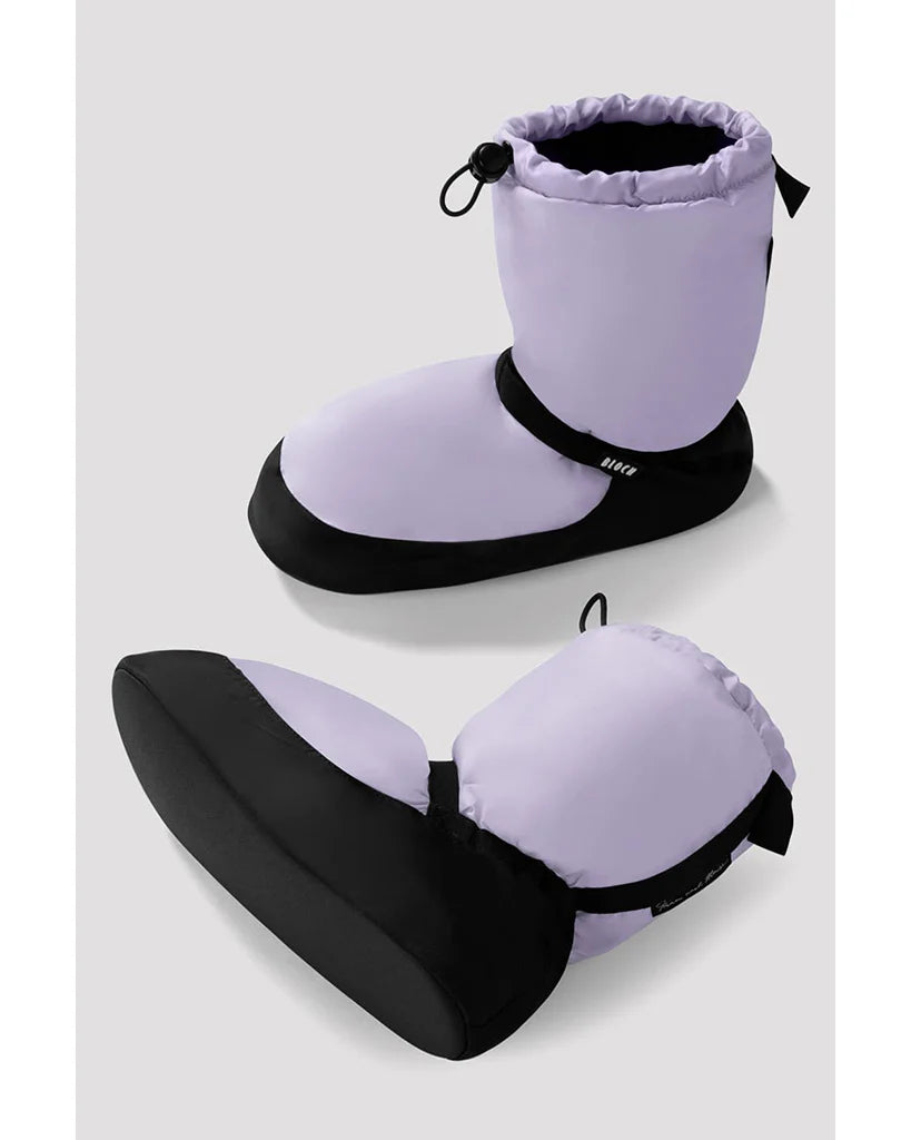 Bloch Women's Warm Up Dance Booties - Soft Lilac Ballet Slippers for Jazz, Contemporary & Warm-Ups - Perfect for Dance Class, Studio Practice & Rehearsals