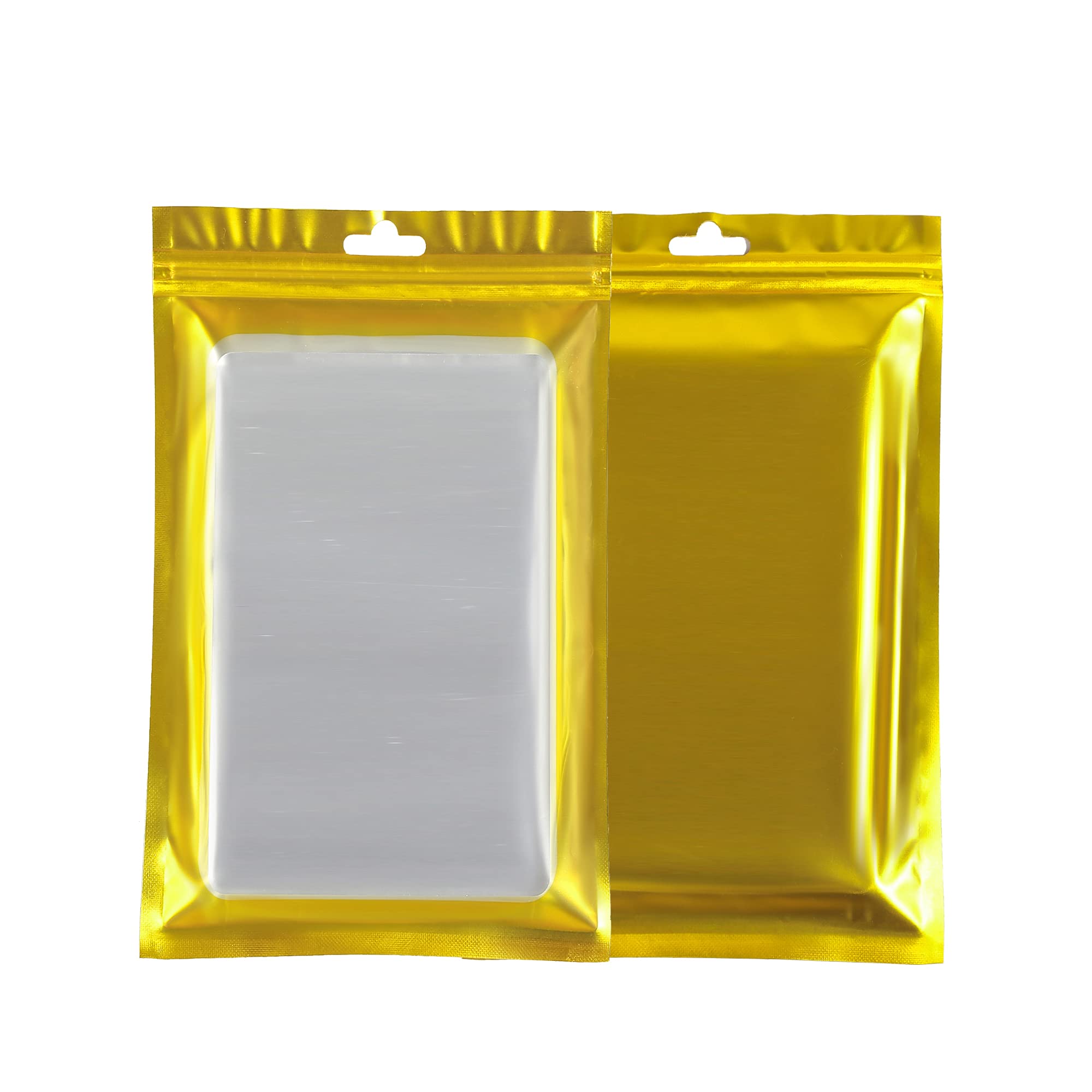 QQ Studio 100 Pack Gold Mylar Bags 4