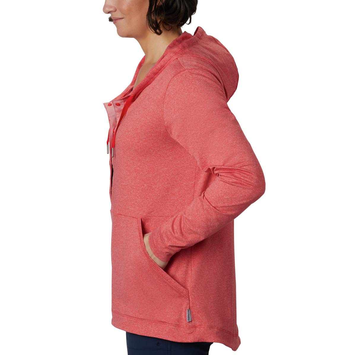 Columbia Women's Reel Relaxed Hoodie - Lightweight Fleece Pullover for Outdoor Activities & Casual Wear | Hiking, Camping & Everyday Comfort