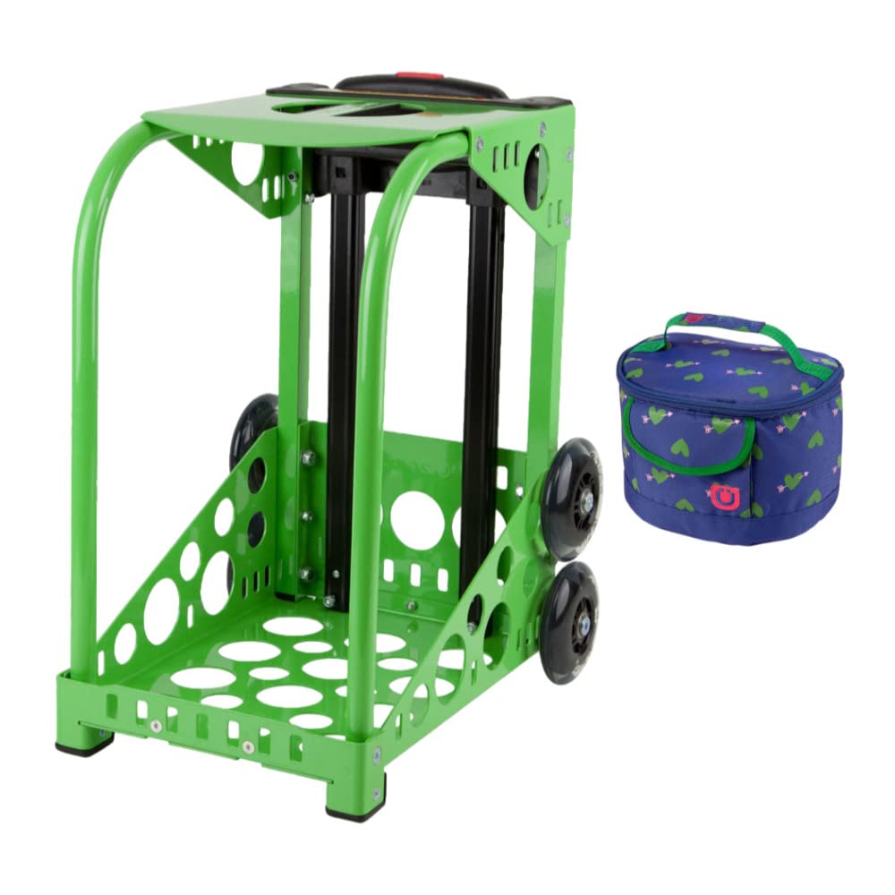 ZUCA Sport Frame with Built-in Seat & Lunchbox Bundle - Custom Color Options | Compatible with All Sport Insert Bags | Perfect for School, Travel, Gym & Professional Athletes | Durable Backpack for Skating, Hockey & Sports Equipment Storage