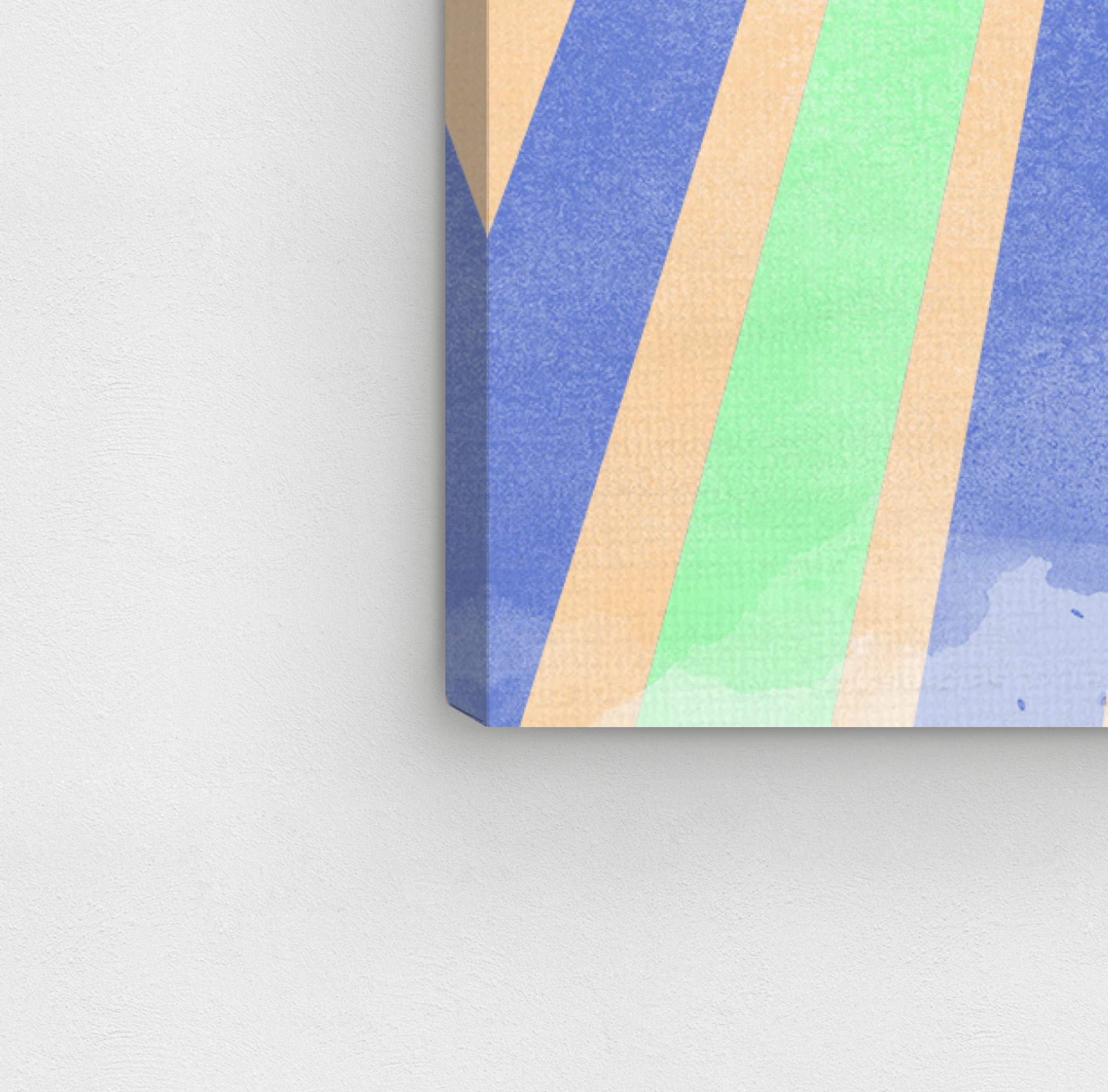 Abstract Wall Art Canvas Print 'Pastel Pathways' - 24