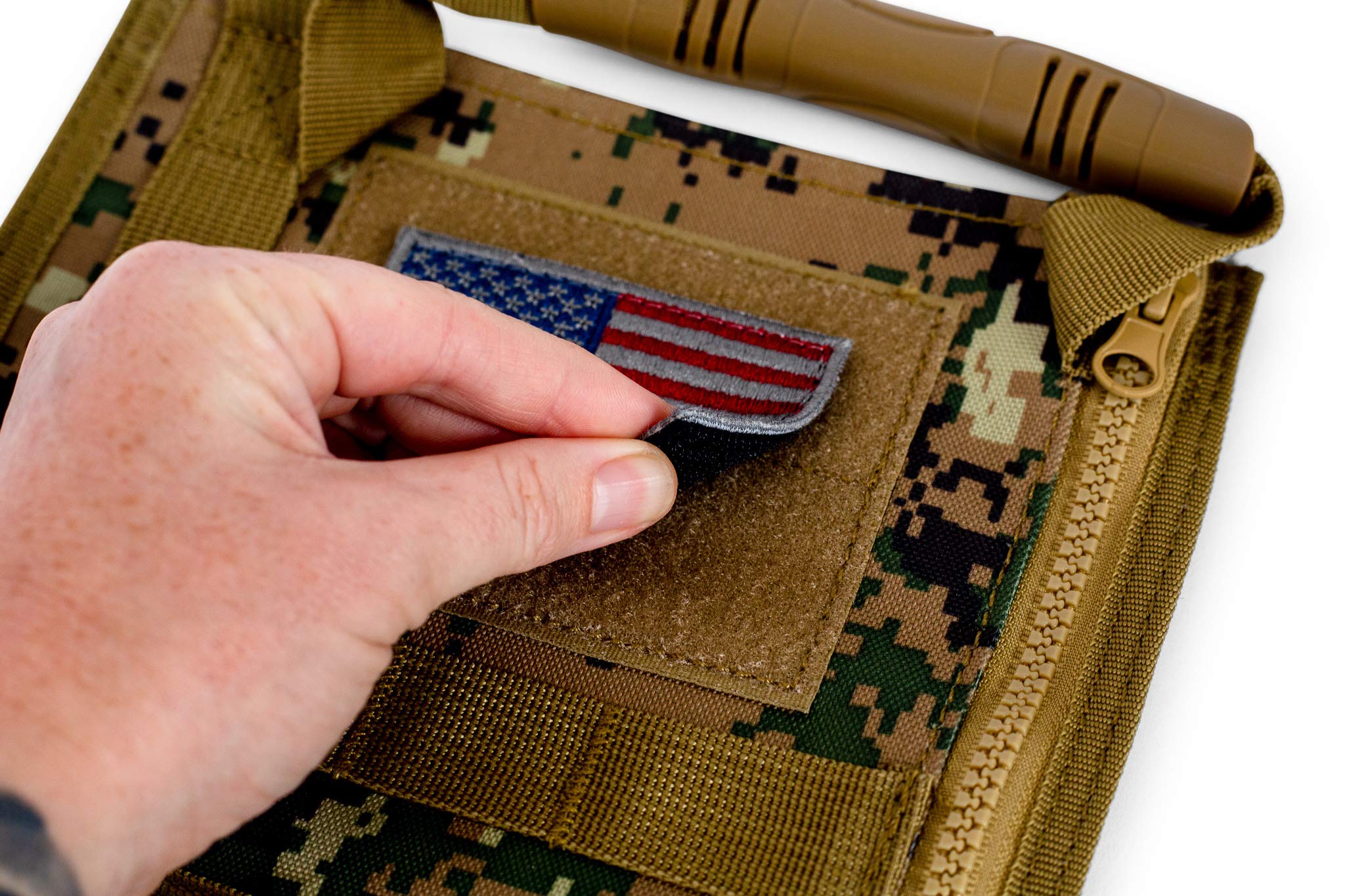 Tactical Christmas Stocking with Molle Gear - Durable Military Style Holiday Decor for Fireplace, Wall or Truck - Perfect for Outdoor Enthusiasts & Christmas Gifts