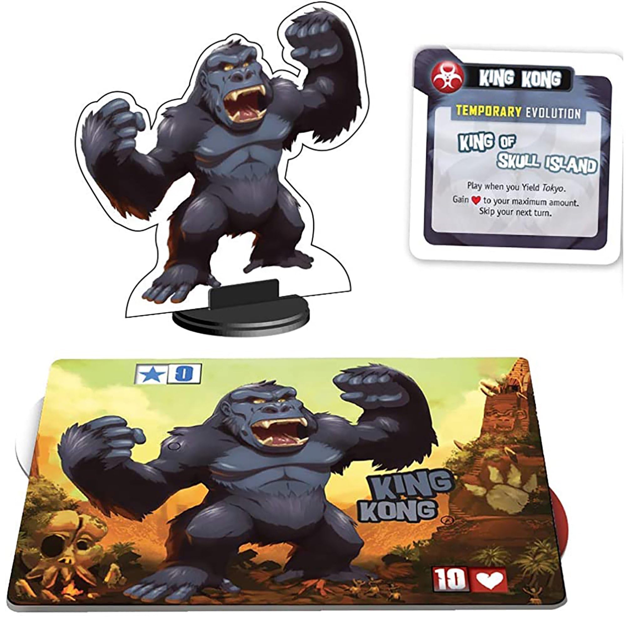 IELLO Monster Pack King Kong Expansion - Strategy Board Game for 2-6 Players | 30 Min Playtime | Ages 8+ | Adds King Kong Character | Perfect for Family Game Nights & Strategy Lovers