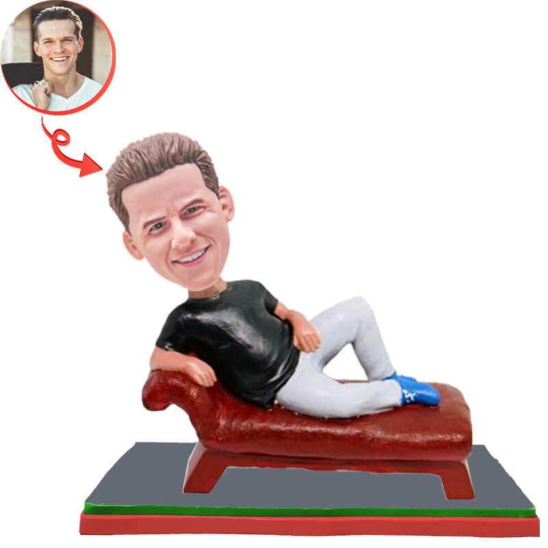 Custom Bobblehead for Men - Personalized Handmade Figurine - Perfect for Gifts, Office Decor & Special Occasions