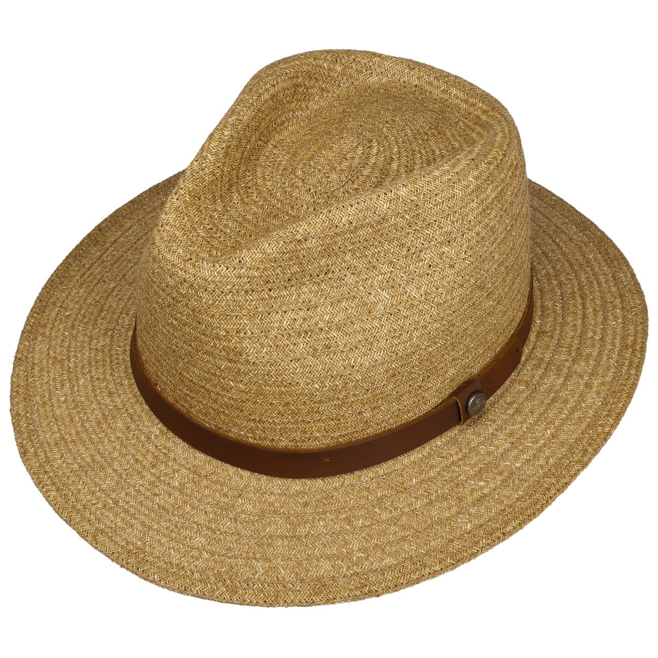Lierys Grandfalls Toyo Traveller Straw Hat - Wide Brim Sun Hat for Women & Men - Perfect for Beach, Travel, and Summer Outdoor Activities