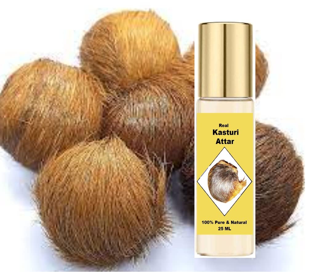 Premium Real Kasturi Attar - Pure & Rare Musk Scent for Puja, Prayers & Meditation | Temple, Home & Spiritual Use