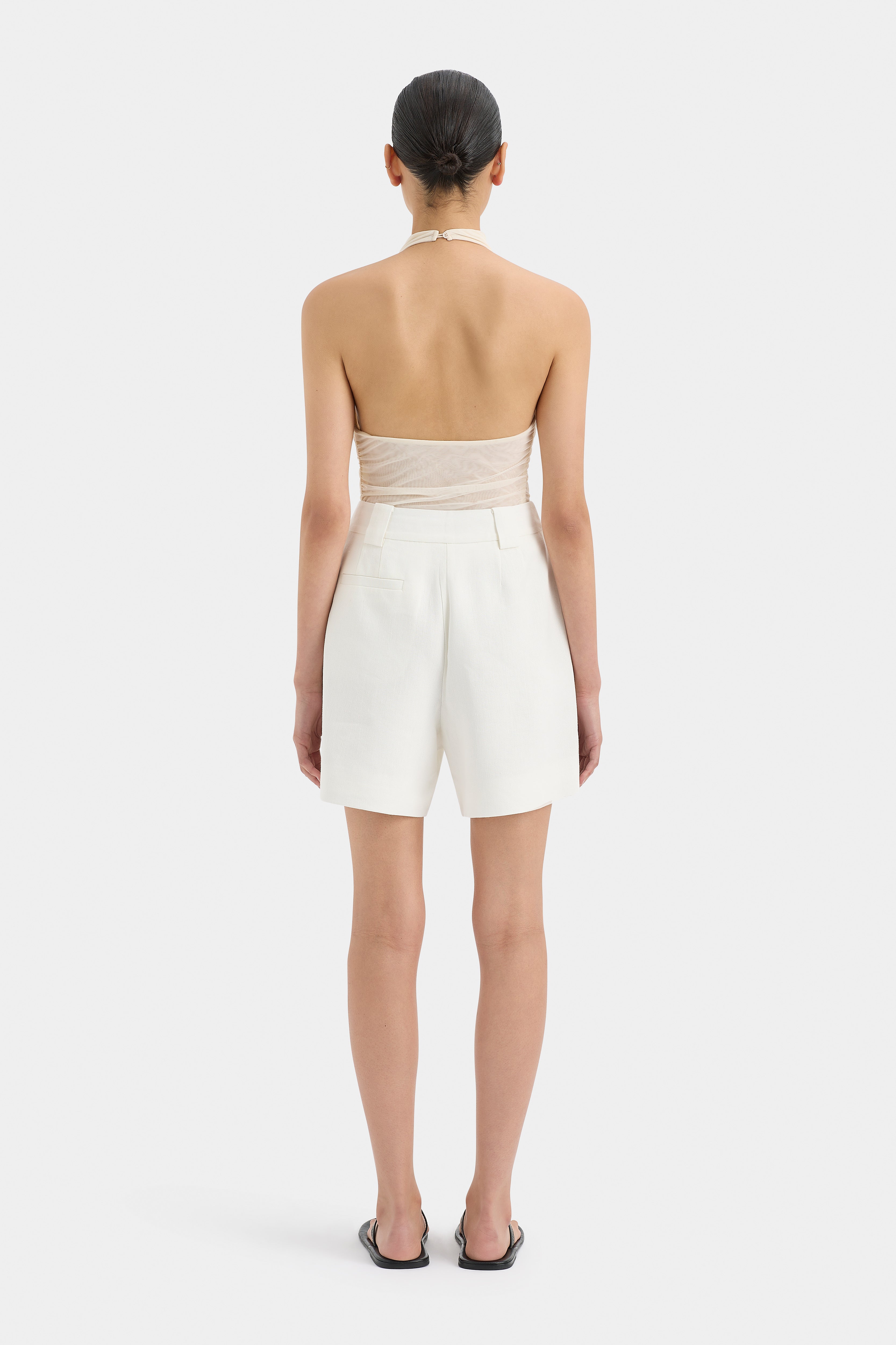 Jacques Women's Mesh Halter Top - Sexy Sheer Summer Crop Top for Beach, Party & Night Out