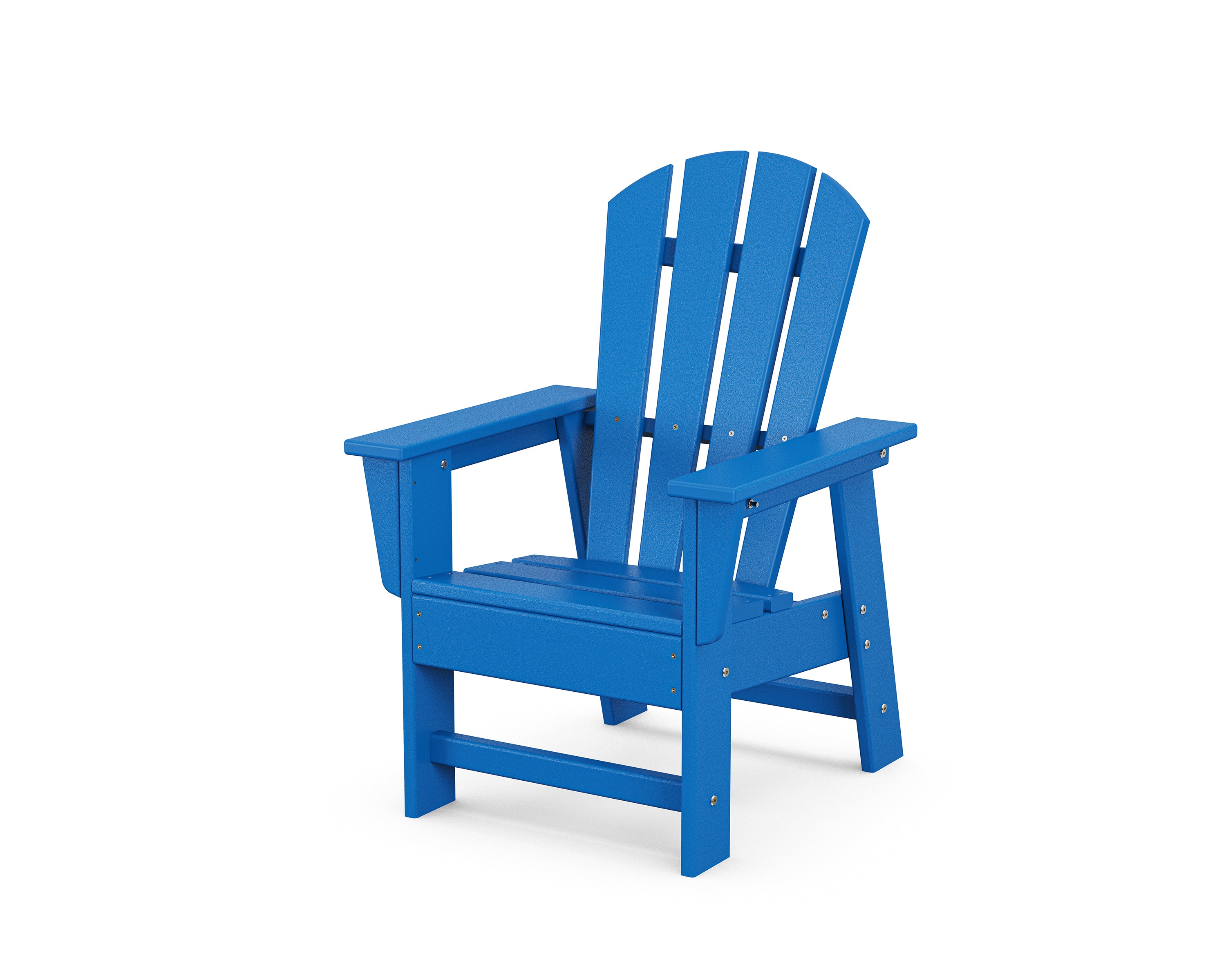 POLYWOOD Kids Adirondack Chair - Durable Outdoor Plastic Chair for Children, Perfect for Backyard, Patio, and Garden Playtime
