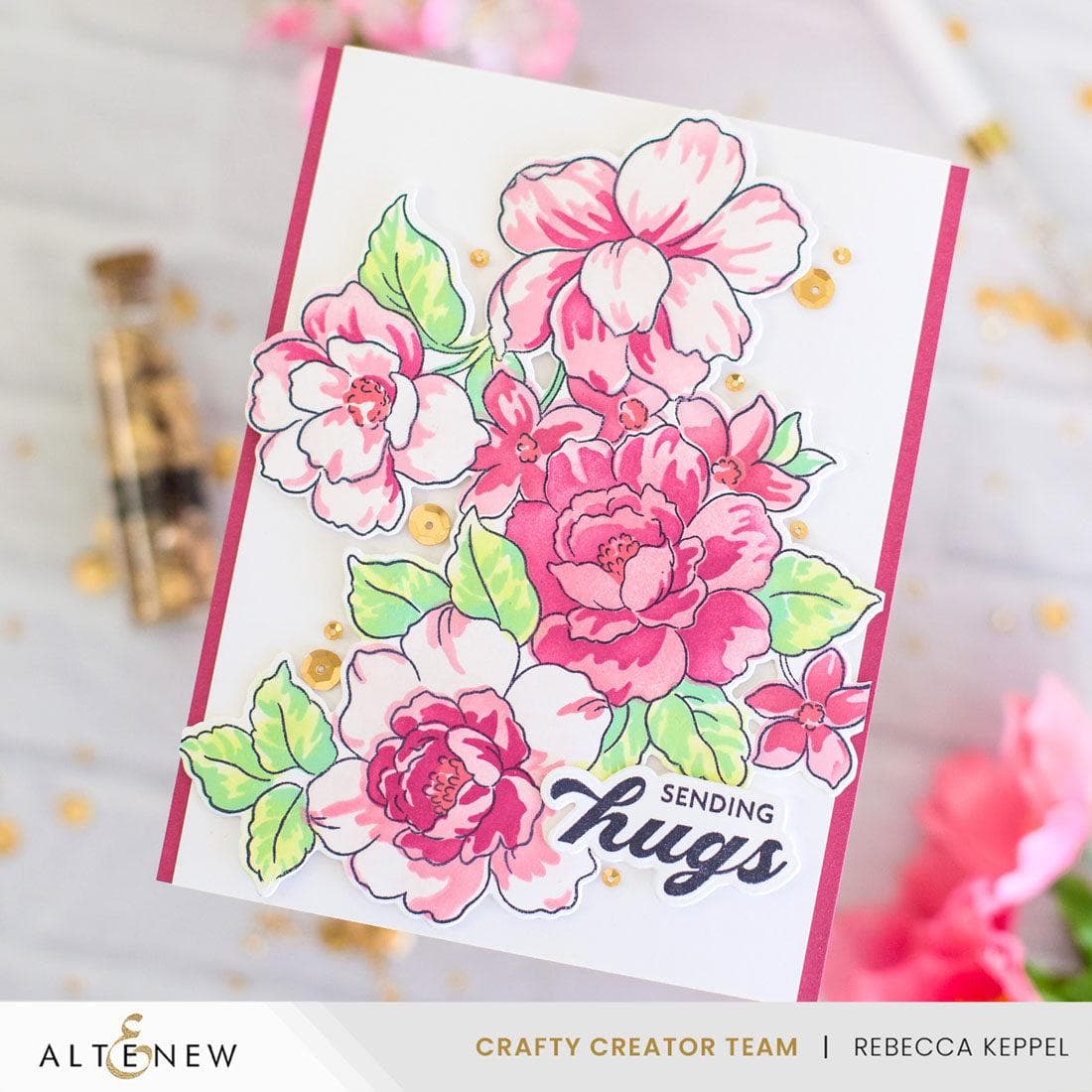 Build A Garden: Breezy Petals and Add-on Die Bundle for DIY Scrapbooking, Card Making & Paper Crafts