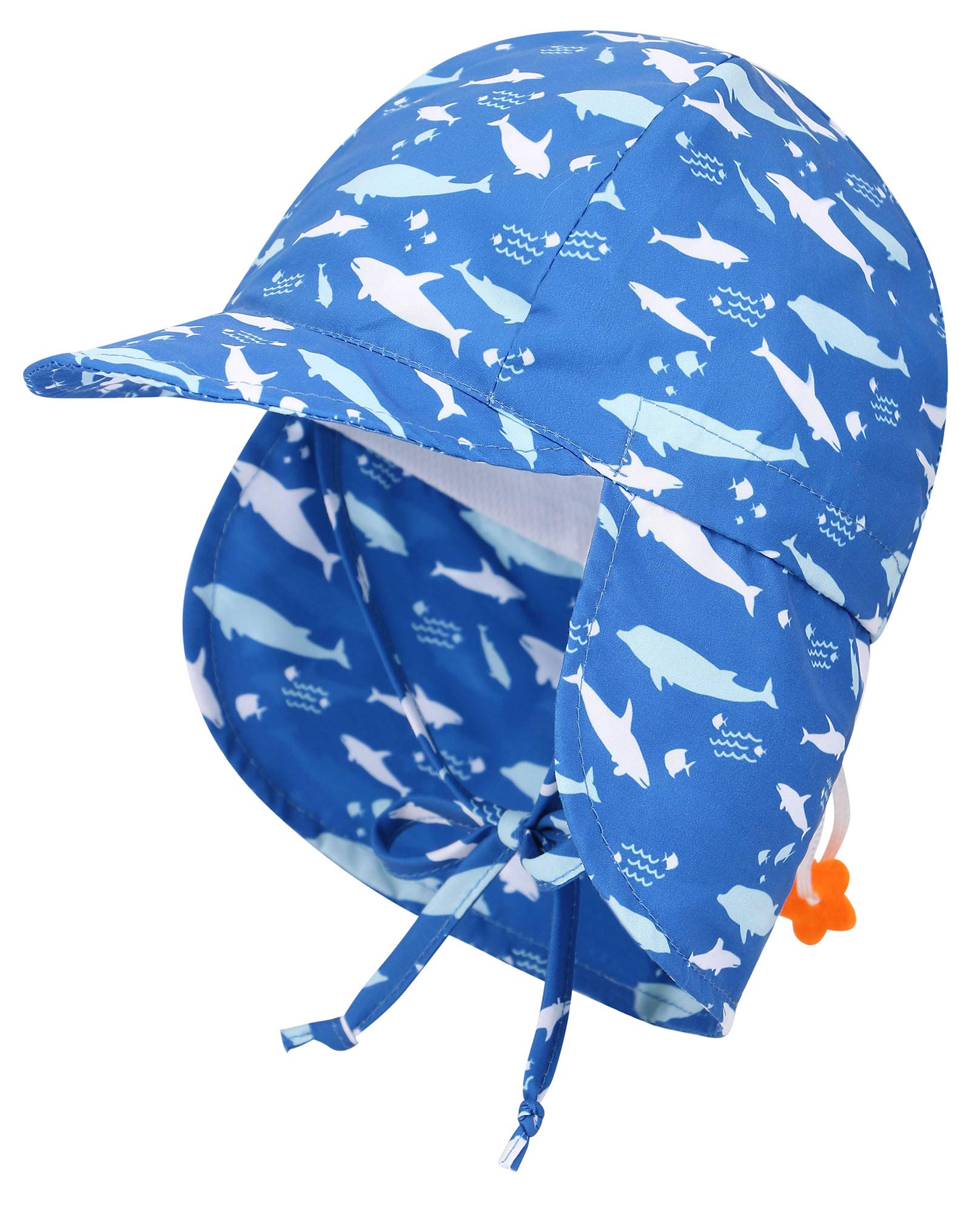Livingston Kids SPF 50+ UV Protection Safari Hat with Neck Flap - Sun Protective Hat for Babies & Toddlers - Perfect for Beach, Pool, Outdoor Play & Summer Adventures
