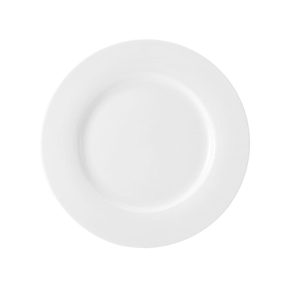 Premium Lucerne White 12-Piece Dinnerware Set - Service for 4 - Elegant Porcelain Plates, Bowls & Mugs - Perfect for Family Dinners, Dinner Parties & Holiday Entertaining
