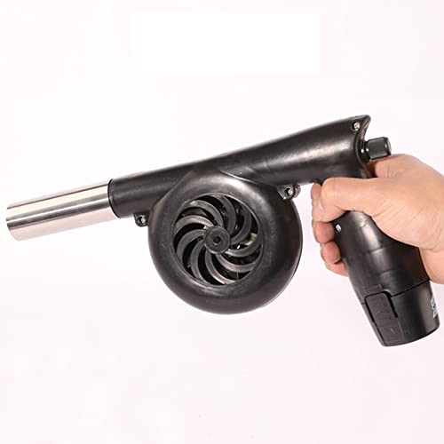 GGBOY Electric BBQ Fan - Portable Handheld Grill Blower for Outdoor Cooking, Camping & Picnics | Fast Airflow for Perfect Grilling (Black) | Ideal for Backyard BBQs, Tailgating & Campfire Cooking