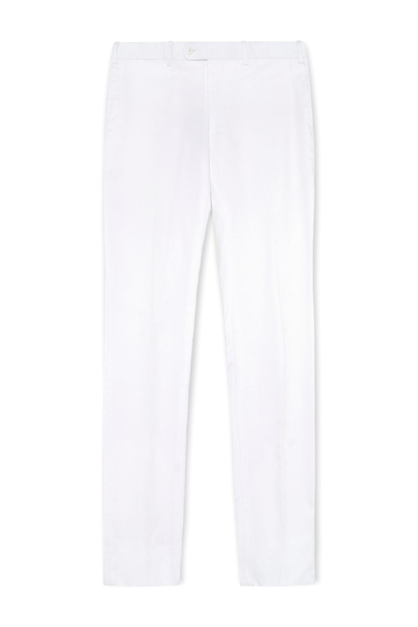 CGC Tailored Pants for Women - White Stretch Cotton Slim Fit Dress Pants for Office, Business & Formal Occasions