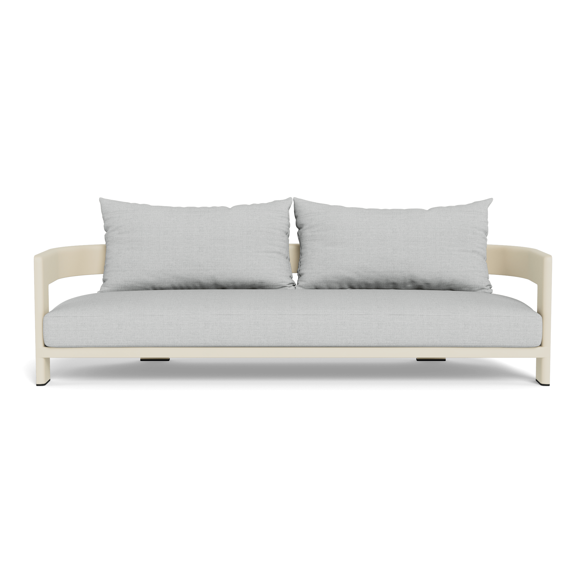 Victoria Aluminum 3-Seat Outdoor Patio Sofa Set - Modern Garden Furniture for Backyard, Poolside & Balcony Relaxation