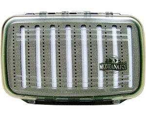 Waterproof Fly Fishing Box - Large Olive Dry Fly Storage for Trout Fishing | Perfect for Outdoor, Travel & Fly Tying Organization