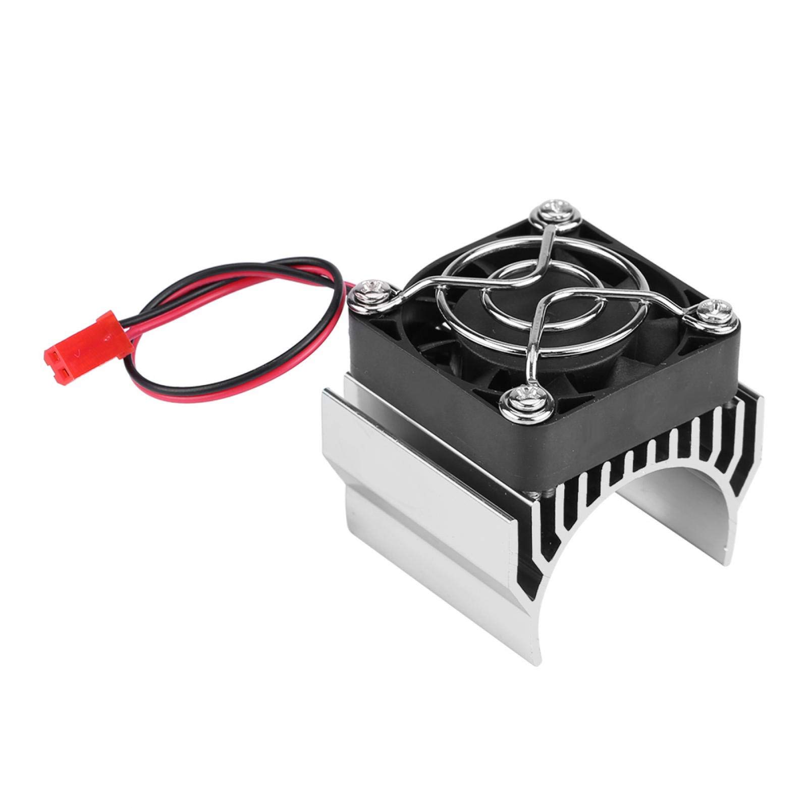 High-Performance Portable Aluminum Heat Sink for 1/10 Scale RC Cars - Compatible with 540/550/3650 Motors (Silver) - Ideal for Racing, Off-Road & Drift RC Vehicles