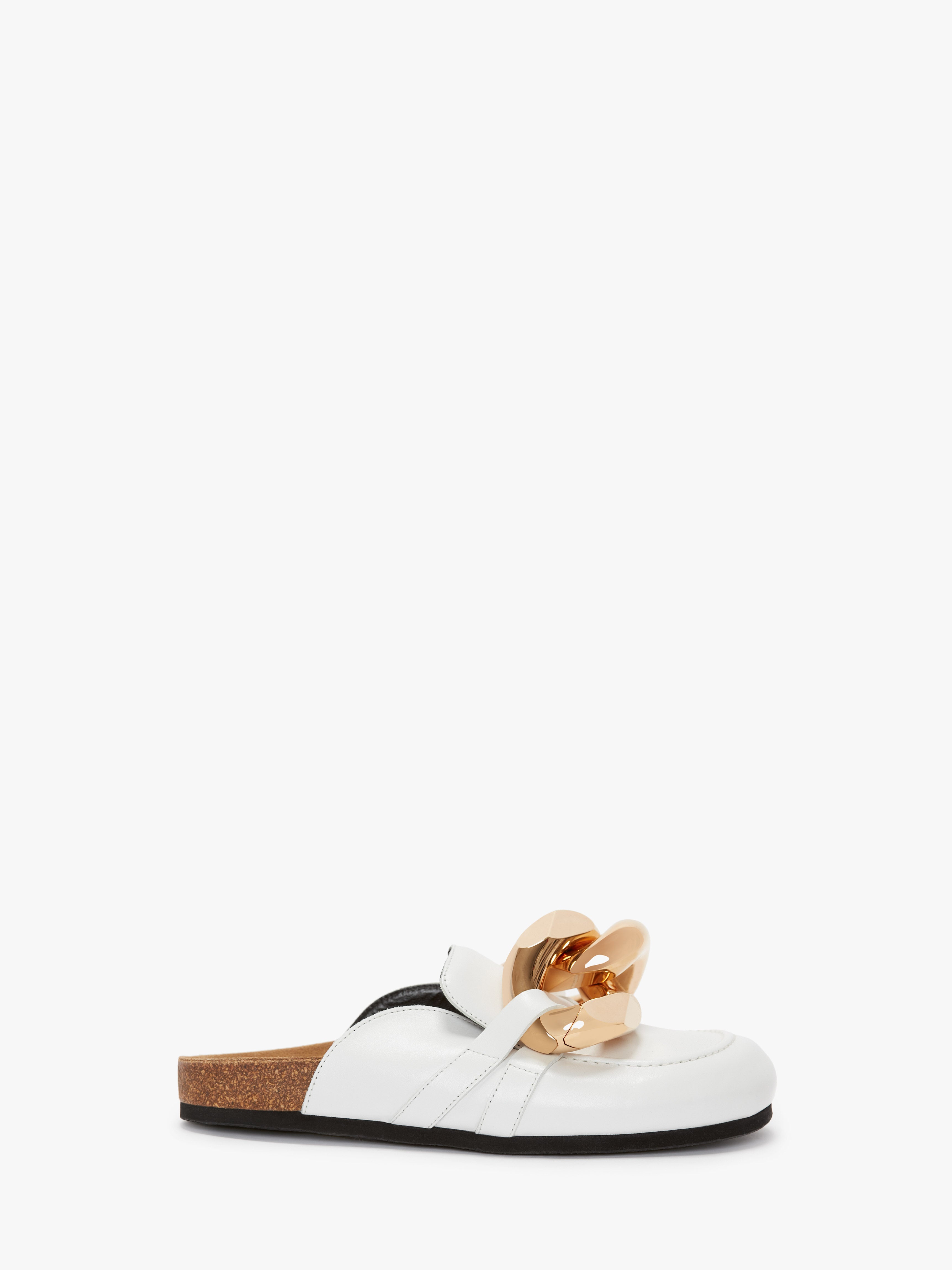 CL Chain Loafer - Genuine Leather White Shoes for Men & Women | LF0001LA0020 | Perfect for Office, Casual Wear & Formal Events