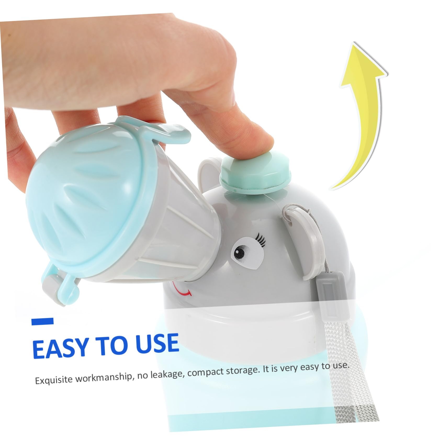 UPKOCH Portable Car Urinal for Men - Emergency Travel Toilet with Leak-Proof Design & ABS Material - Perfect for Road Trips, Camping & Long Drives (Green)