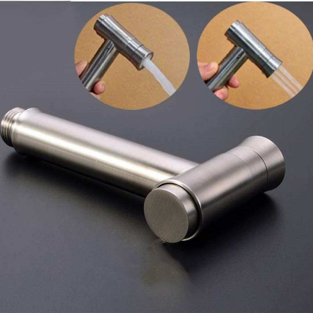 Portable Handheld Sprayer Kit - 304 Stainless Steel Toilet Spray Gun with Faucet Connector | Dual-Mode Travel Sprayer for Bathroom Cleaning, Baby Care & Pet Washing | Compact Shower-Free Design for Home & RV Use
