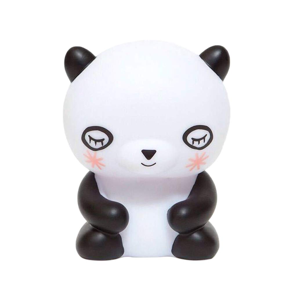 **Panda LED Night Light - Cute Animal Cartoon Night Lamp for Kids Room, Bedside, Nursery, Living Room Decor - Perfect Gift for Children & Baby Shower (Warm White, Dimmable)**    *(Use for soothing bedtime ambiance, nursery decor, or as a calming nightlight for toddlers.)*