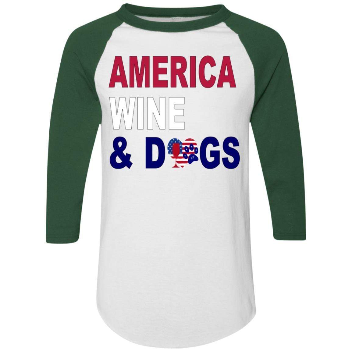 WineyBitches.Co Colorblock Raglan Jersey - Stylish Women's Baseball Tee for Casual Wear, Lounge & Outfits