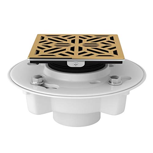 ROHL SDPVC2/3-3144IB Italian Brass Shower Drain Kit - Decorative Bathroom Drain Cover for Showers & Bathtubs - Premium Bathroom Upgrade for Luxury Homes & Hotels