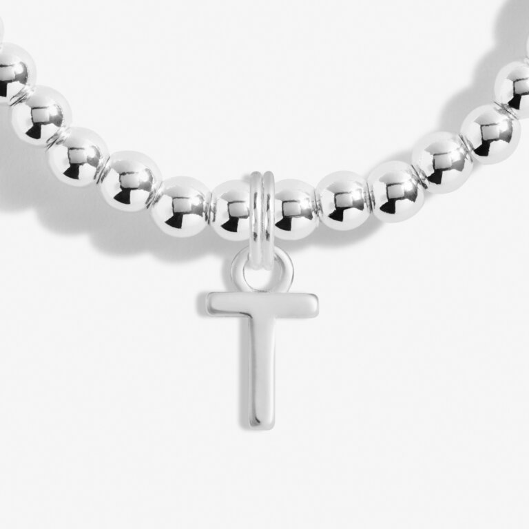 Joma Jewellery Alphabet 'T' Bracelet - Elegant Initial Letter Charm for Women | Perfect Gift for Birthday, Anniversary & Everyday Wear