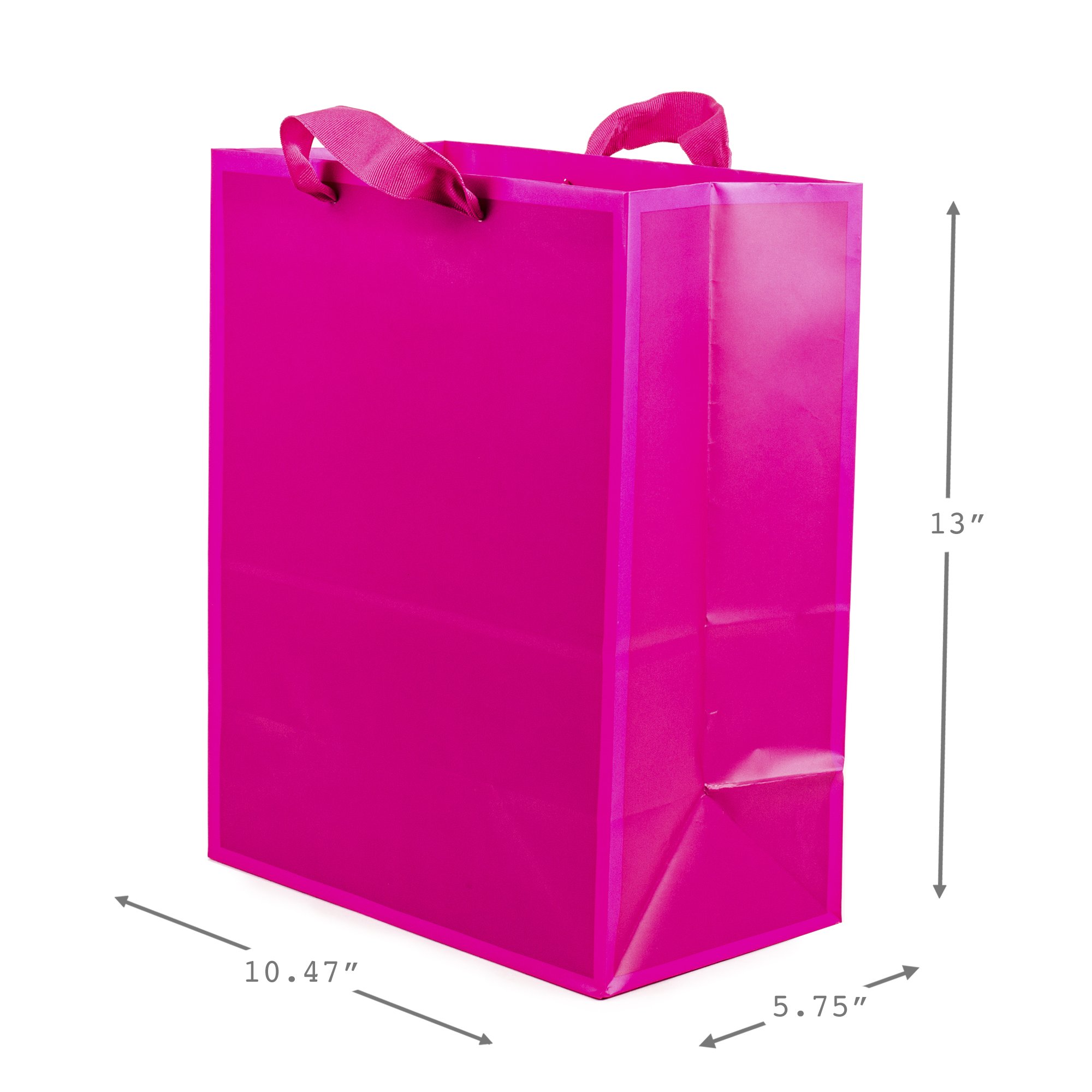 Hallmark Large Solid Color Gift Bags - 3 Pack for Birthdays, Baby Showers, Holidays, Parties & Special Occasions | Perfect for Wrapping Presents & Gift Giving
