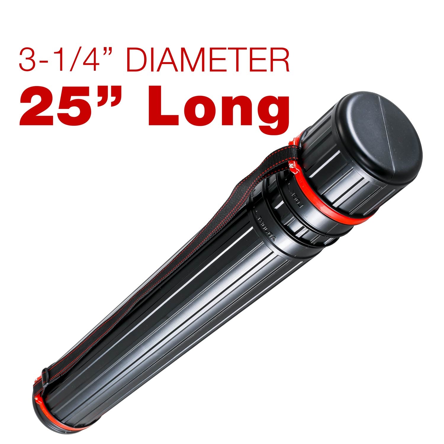 Adjustable Telescoping Poster Tube 25-42 Inches, Durable 3.25