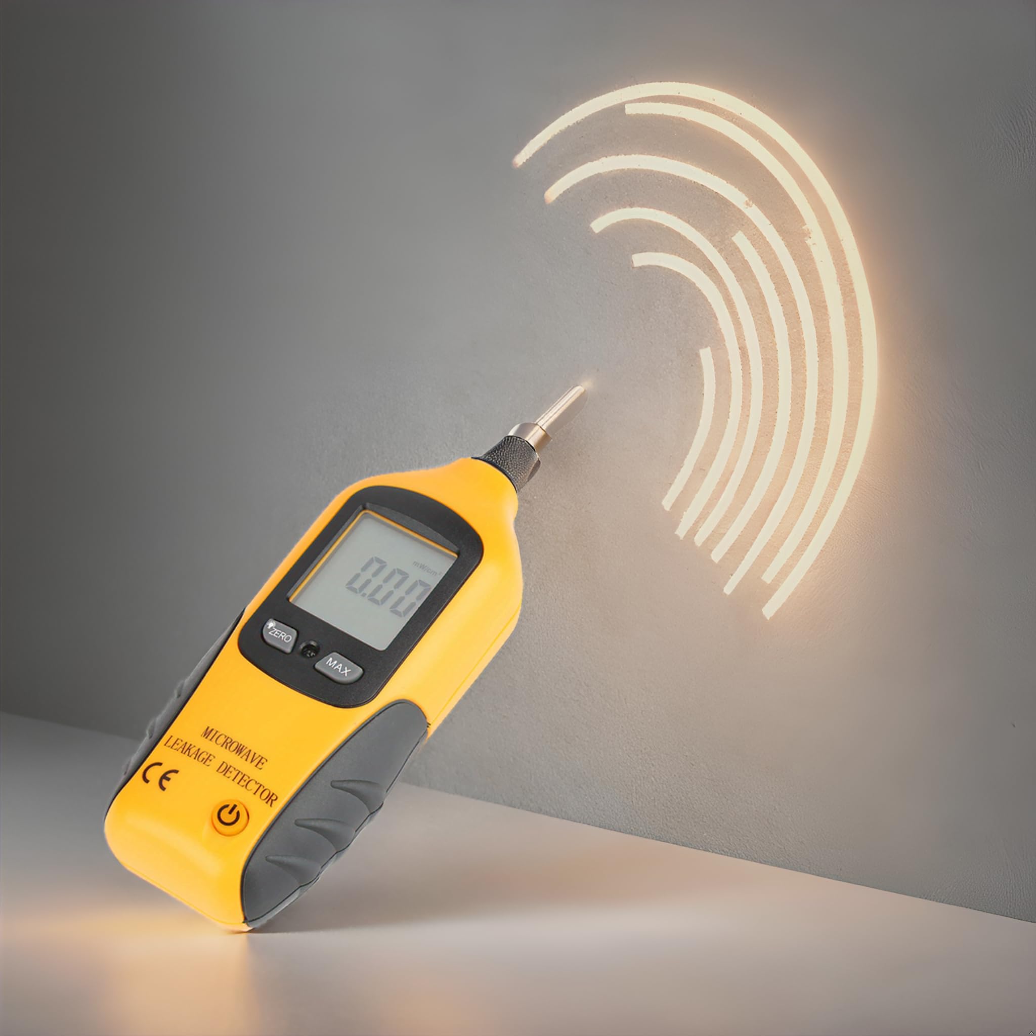 Microwave Leak Detector with Digital LCD Display - EMF Meter for 2450MHz Radiation Testing, Home Microwave Oven Safety Check (Ideal for Kitchen Safety & Appliance Maintenance)