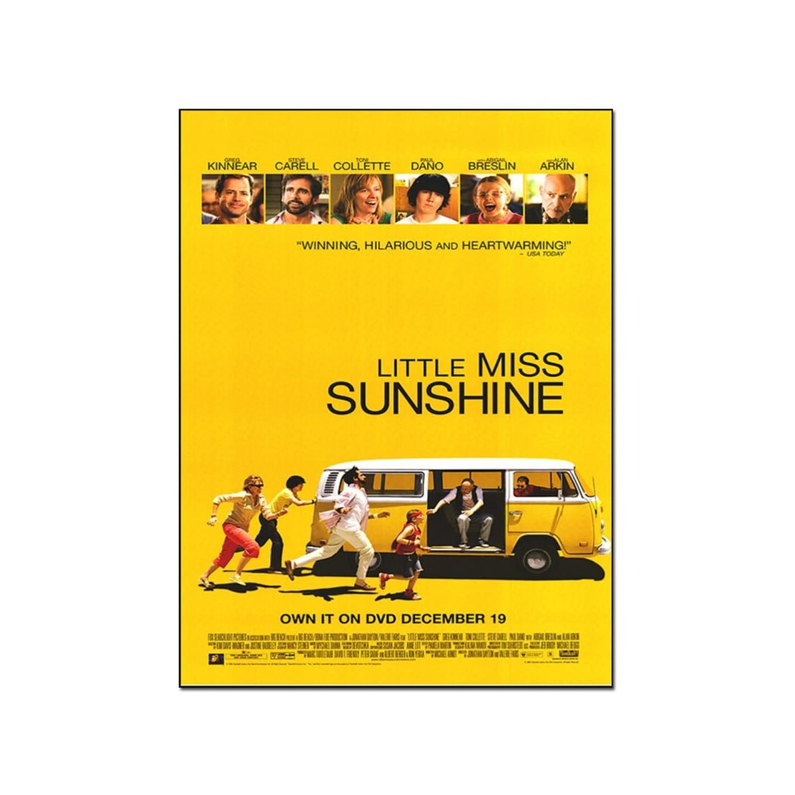 Little Miss Sunshine Movie Poster (12x16 inch, 30x40cm) - Premium Wall Art for Bedroom & Home Decor - Framed Prints for Living Room, Office & Theater Room