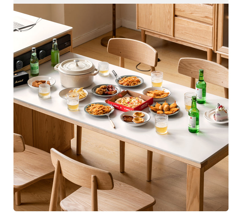 Solid Oak Wood Kitchen Island with Extendable Table and Retractable Cutting Board - Perfect for Small Kitchens, Dining, and Food Prep
