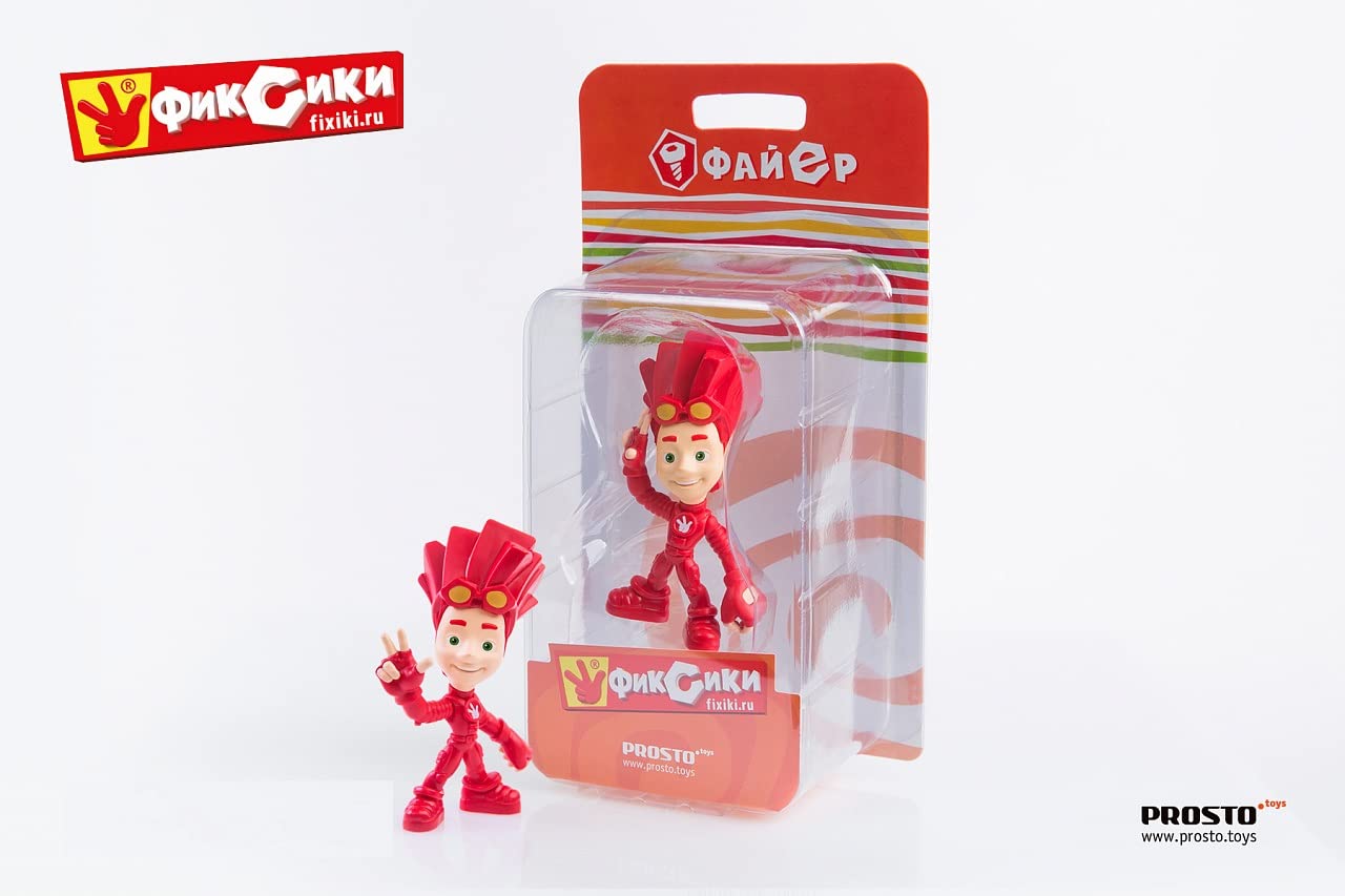 Fixiki Collectible Action Figures - PROSTO Toys Fixies Fire - Perfect for Kids Playtime, Birthday Gifts & TV Show Fans Collection