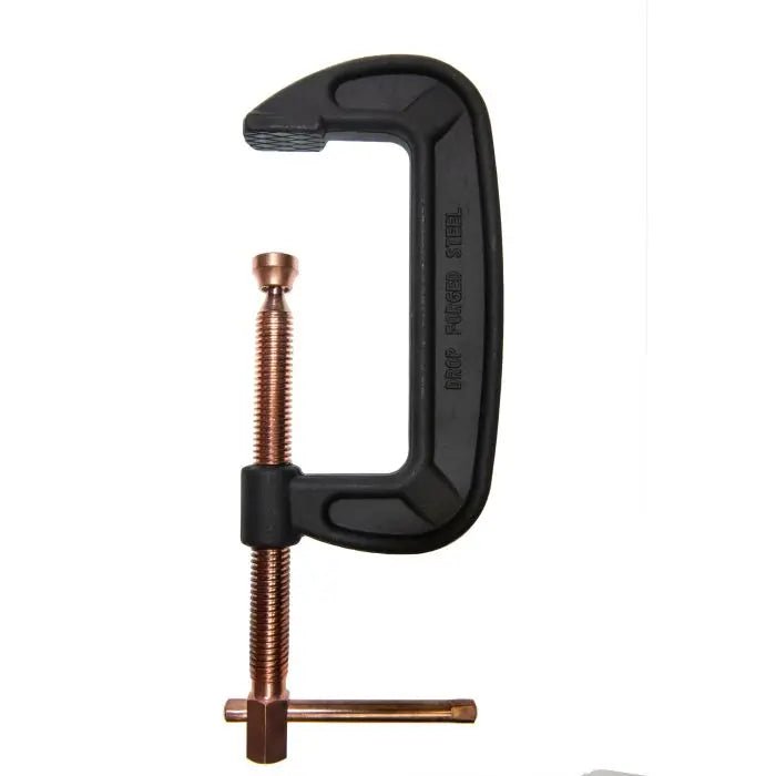 10-Pack Heavy Duty C Clamp with Copper Spindle - 6 Inch Metal Clamps for Woodworking, Welding & DIY Projects - Secure Workpieces for Carpentry, Metalworking & Home Repairs