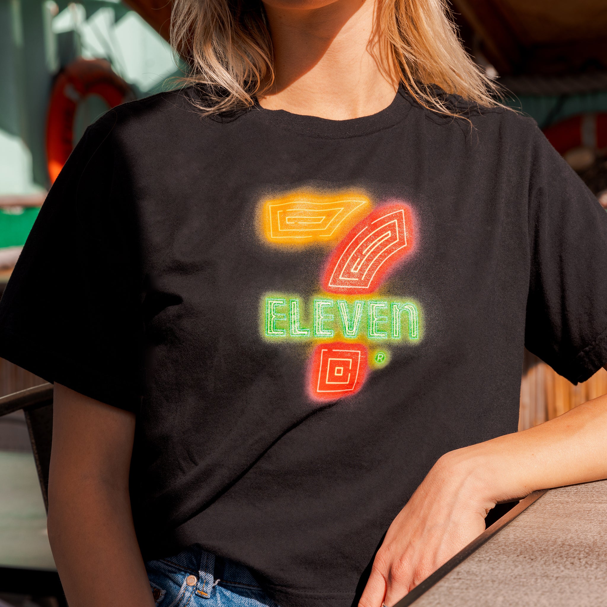 Neon Always Open Women's Modest Crop Tee - Trendy Short Sleeve T-Shirt for Casual Wear, Summer Outfits & Street Style Fashion