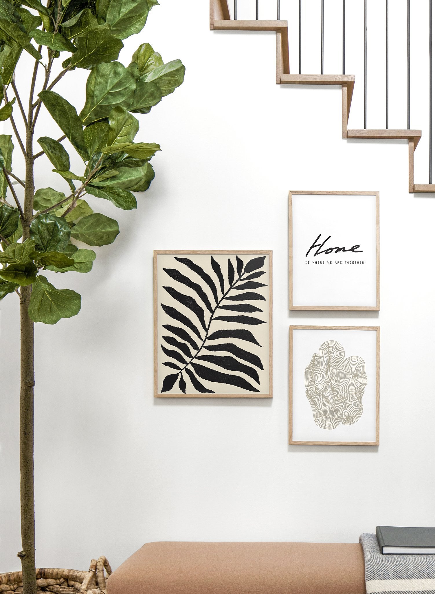Minimalist Fern Art Print - Elegant Botanical Wall Decor for Home, Office & Living Room | Perfect for Modern & Boho Interior Design