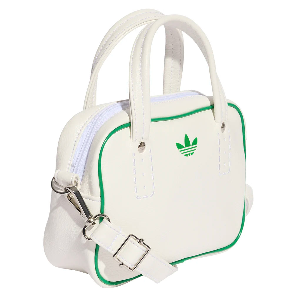 Adicolor Tennis Shoulder Bag for Women & Men - White Sports Duffel with Padded Straps - Perfect for Gym, Travel & Weekend Getaways