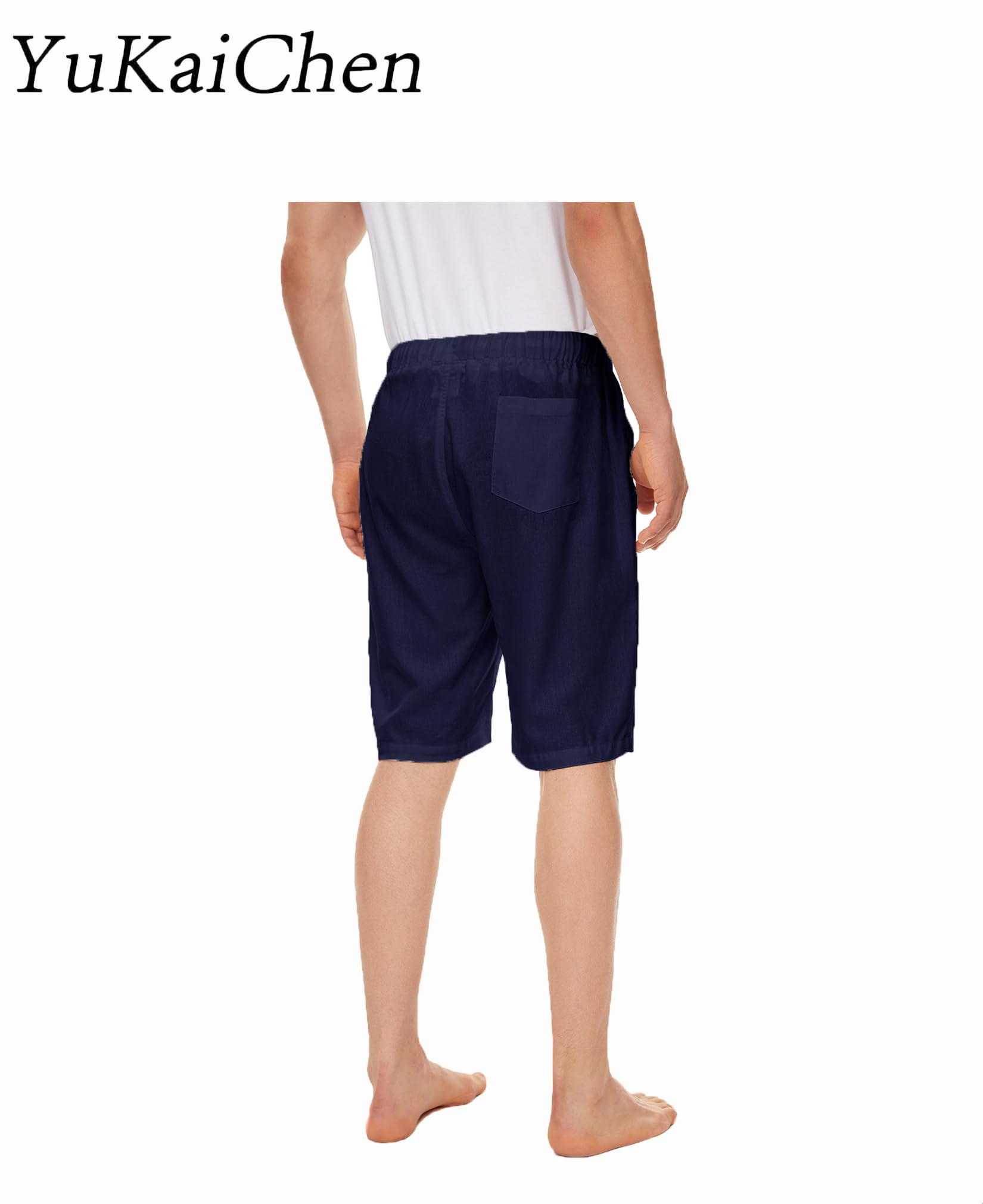 YuKaiChen Men's Casual Shorts - Lightweight Summer Shorts with Drawstring Waist | Perfect for Outdoor Activities, Beach, Gym & Lounge Wear