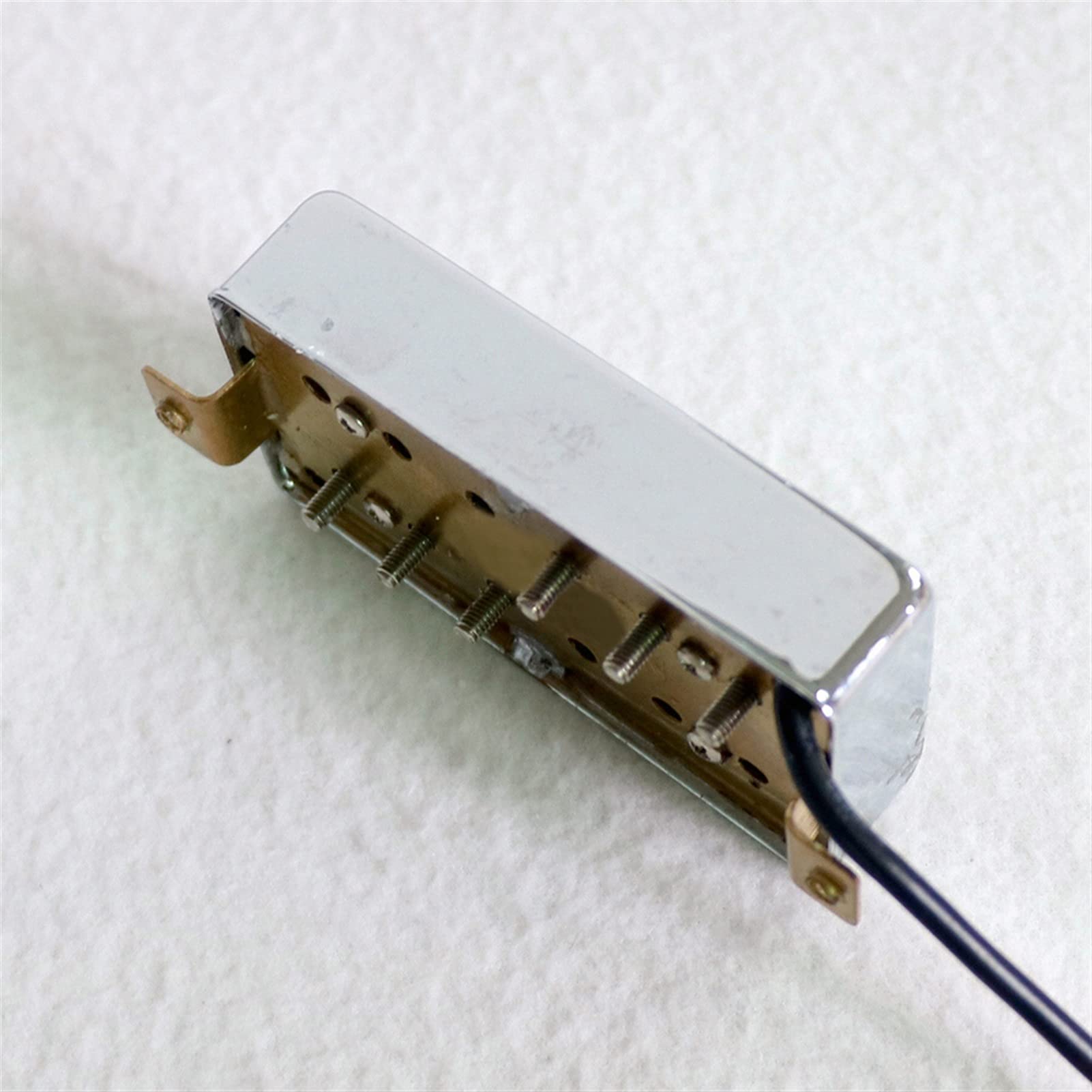 High-Quality Chrome Brass Cover Ceramic Magnet Pickups for LP SG PRS 6-String Electric Guitars - Perfect for Rock, Blues & Metal Performances
