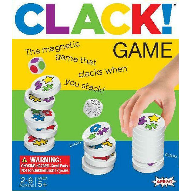 Clack - Premium Wooden Clacking Noise Maker Toy for Kids & Adults | Fun Party Favor, Stress Relief & Classroom Reward | Perfect for Celebrations, Games & Sensory Play