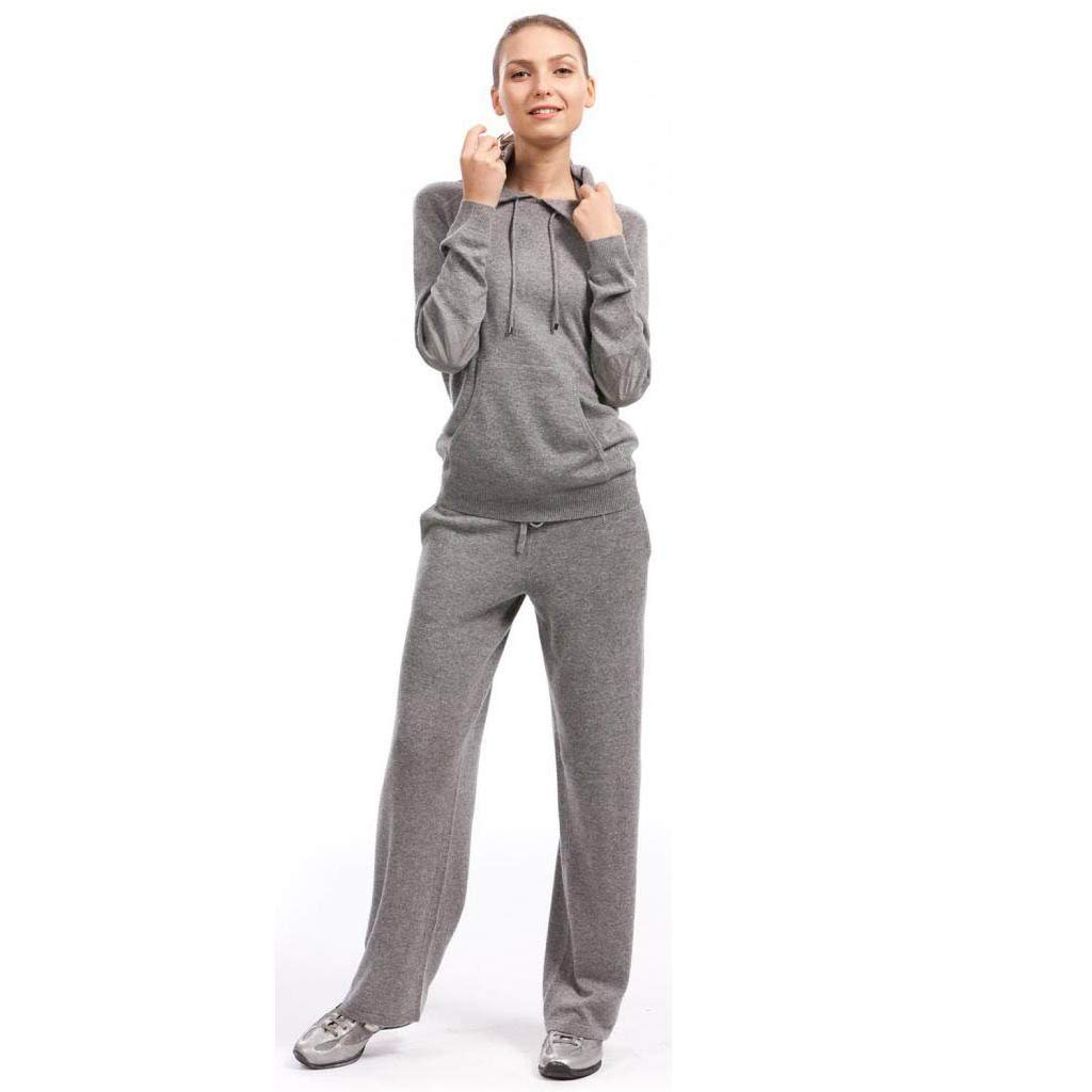Premium 100% Cashmere Women's Lounge Pants with Drawstring & Side Pockets - Ultra Soft, Breathable & Elegant for Home Relaxation, Yoga & Travel Comfort