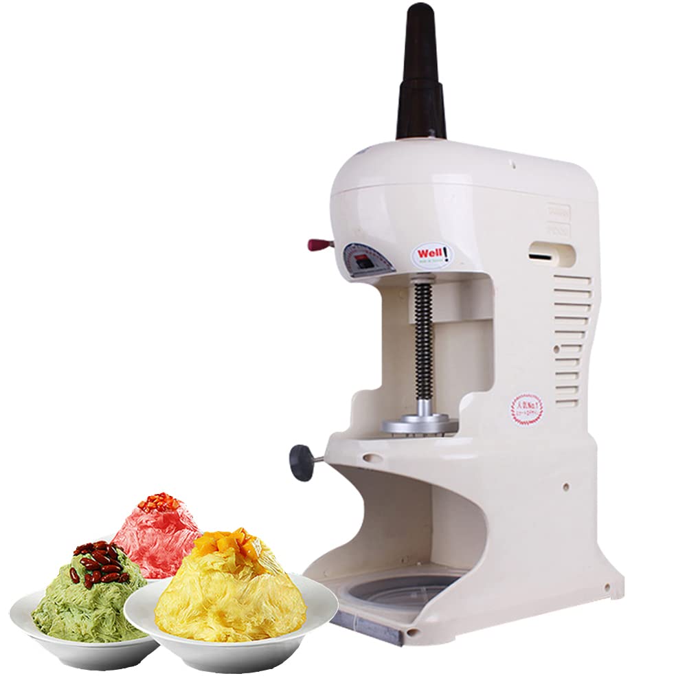 Commercial Smoothie Machine & Slush Maker - Electric Ice Shaver & Crusher for Snow Cones, Cocktails, Smoothies - Perfect for Restaurants, Cafes, and Home Bars