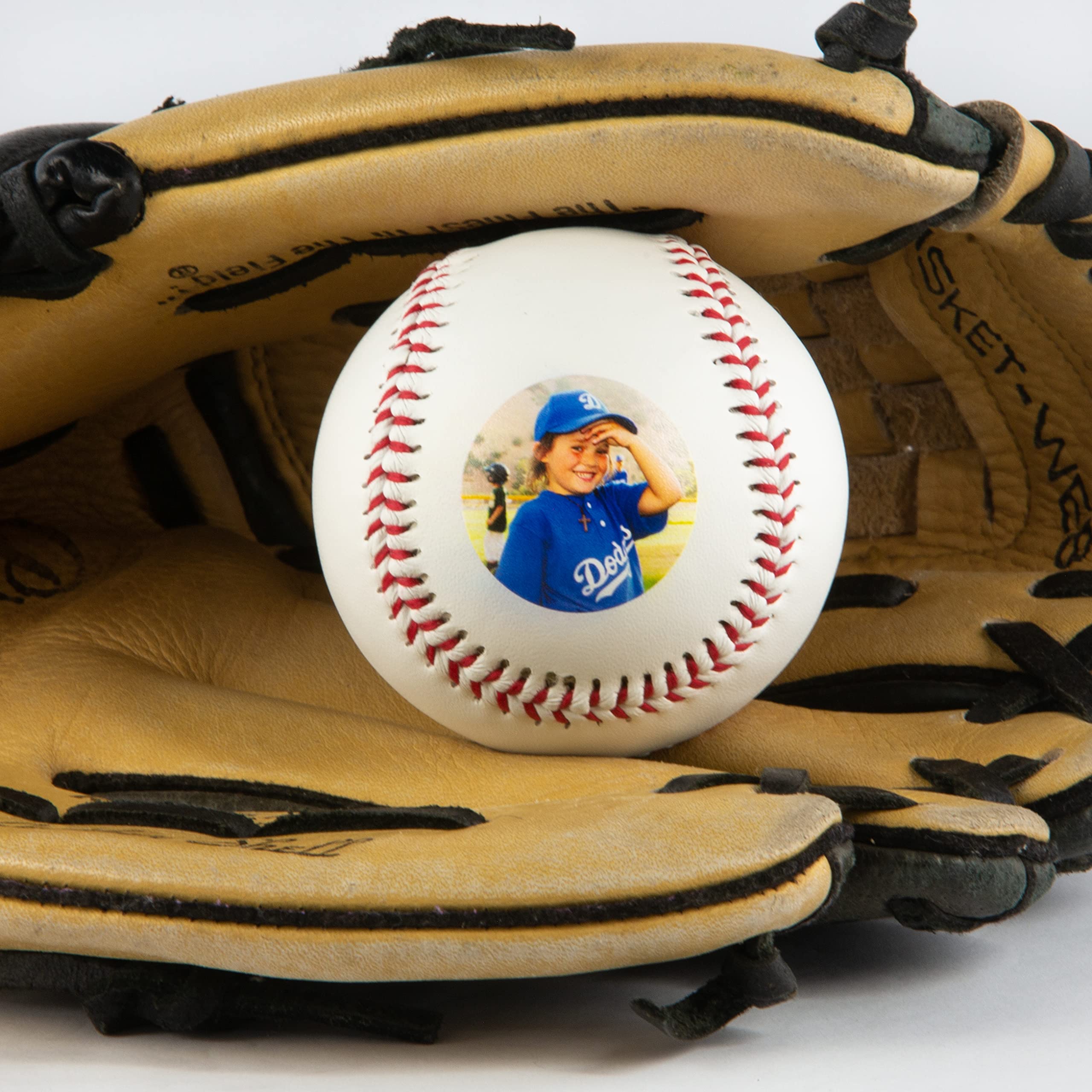 Custom Printed Baseball with Photo or Logo - Official Size Personalized Baseball Gift for Dad, Birthday, Holidays & Sports Enthusiasts | Perfect for Practice, Collectibles & Special Occasions