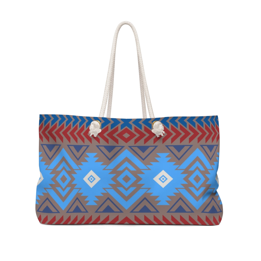 Stylish Beach Tote Bag - Large Weekender & Travel Carryall - Durable Polyester Canvas - Perfect for Beach Vacations, Pool Days & Weekend Getaways