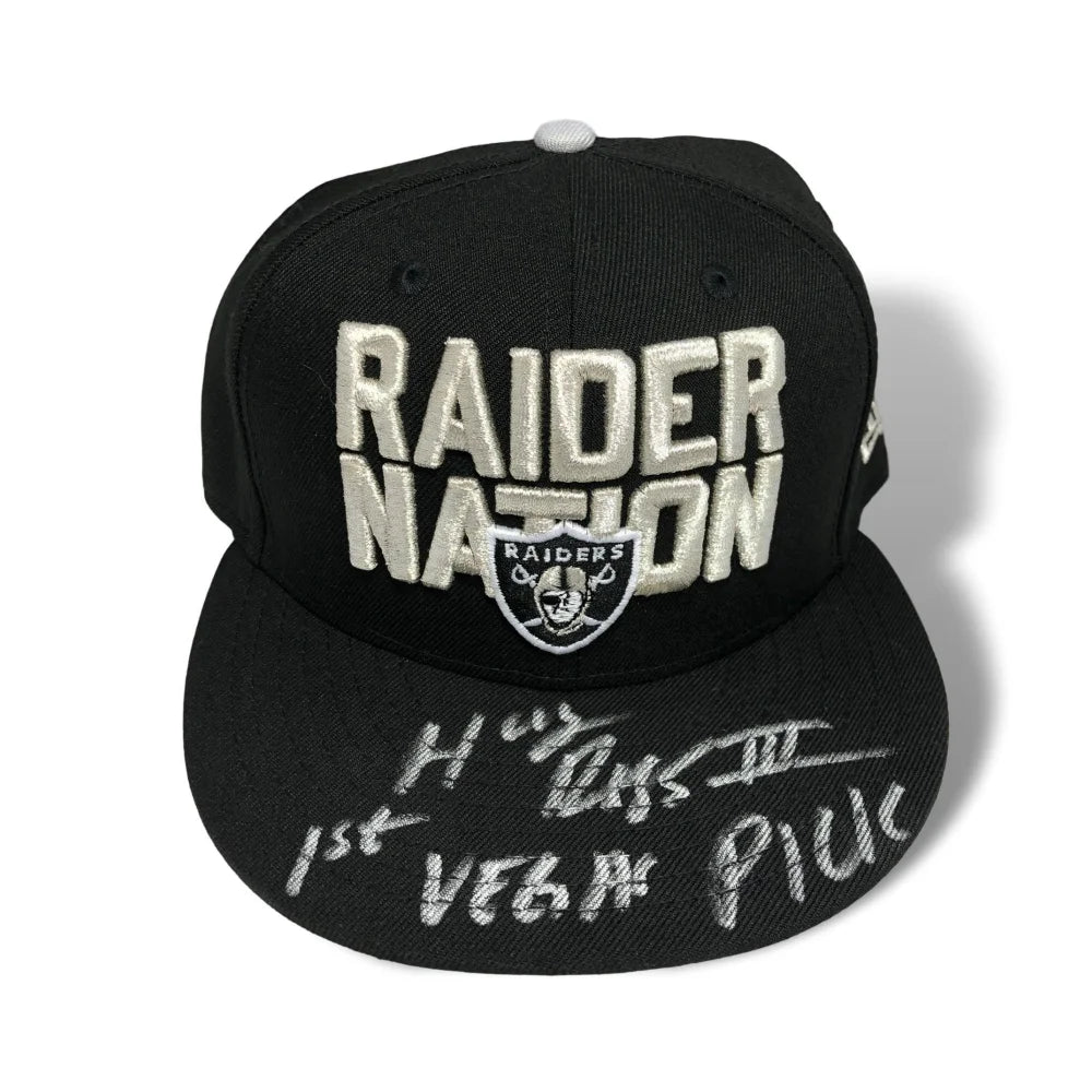 Henry Ruggs Signed Las Vegas Raiders Hat with JSA COA - Authentic NFL Autographed Memorabilia for Collectors and Fans - Perfect for Display, Gifting, and Game Day